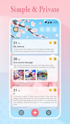 My Daily Diary- Secret Journal android App screenshot 4